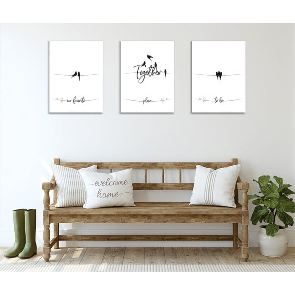 Obrazy v sadě 3 ks 30x40 cm – Wallity-image-3