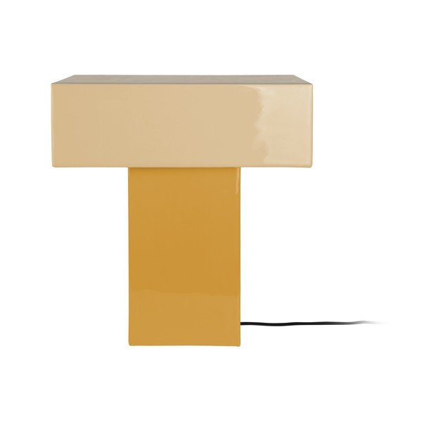 Žlutá stolní lampa (výška 35 cm) Grato Recto – Leitmotiv