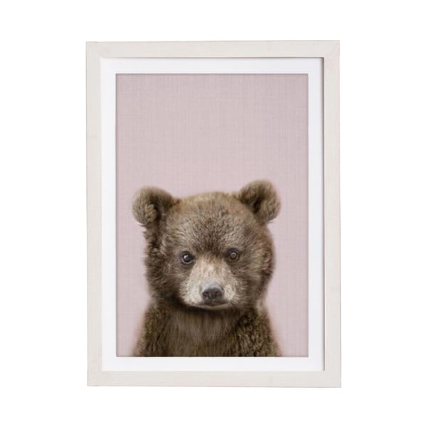 Nástěnný obraz v rámu Querido Bestiario Baby Bear, 30 x 40 cm
