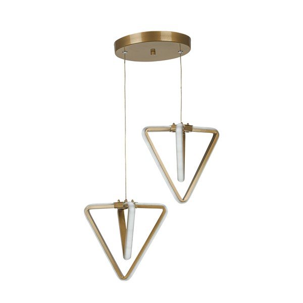 Kovové LED závěsné svítidlo v bronzové barvě ø 20 cm Baris – Squid Lighting