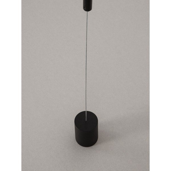 Matně černá hliníková LED stojací lampa (výška 300 cm) Elettra – Nova Luce-image-3