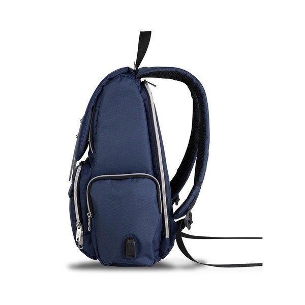 Tmavě modrý batoh pro maminky s USB portem My Valice MOTHER STAR Baby Care Backpack-image-2