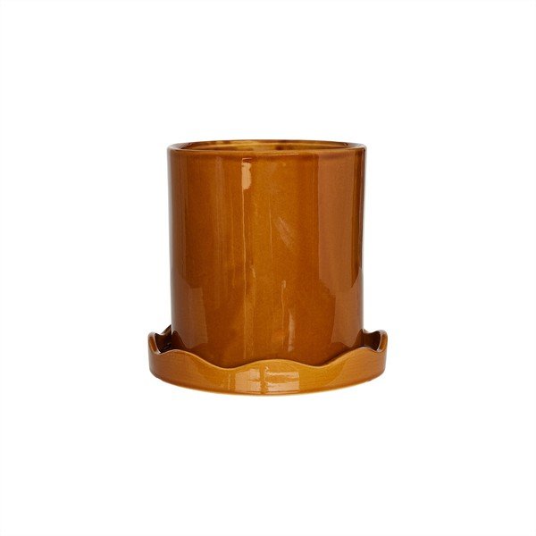 Kameninový ručně vyrobený obal na květináč ø 16,5 cm Nami – OYOY Living Design