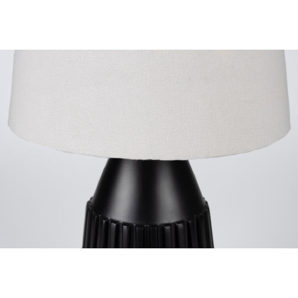 Černo-béžová stolní lampa Aysa - White Label-image-4