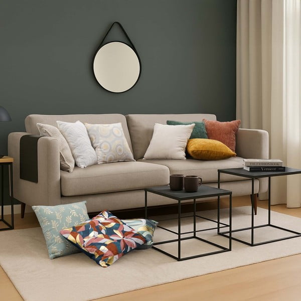 Povlak na polštář z žinylky 40x40 cm Leo – douceur d'intérieur-image-2