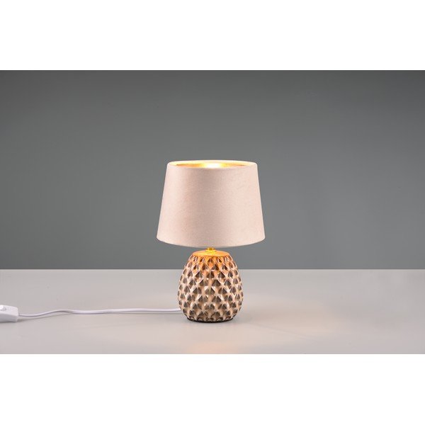 Béžová stolní lampa (výška 27 cm) Ariana – Reality-image-1