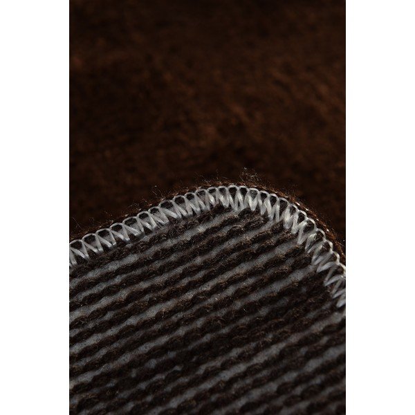 Tmavě hnědá koupelnová předložka ø 90 cm Havai – Foutastic-image-2