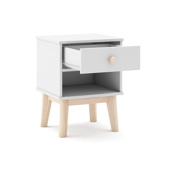 Bílý dětský noční stolek Esteban – Marckeric-image-3