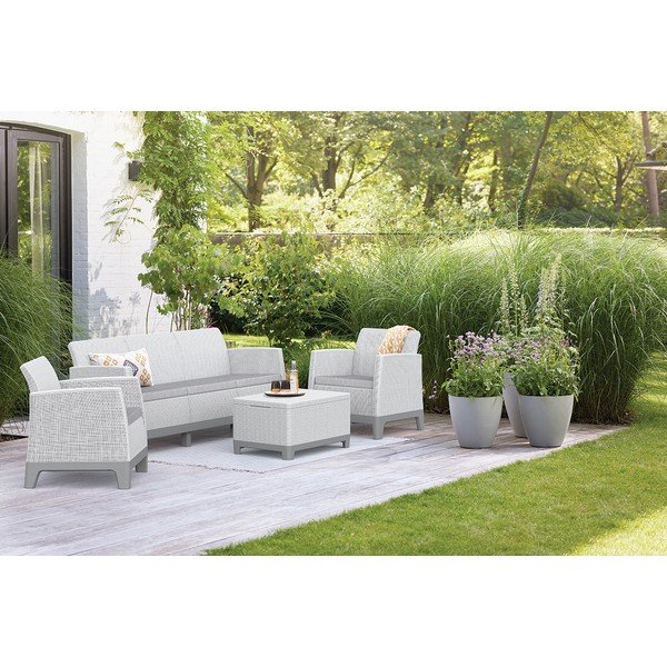 Světle šedý zahradní lounge set pro 5 Scandi Forma – Keter-image-1