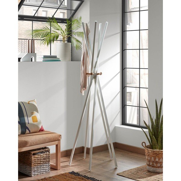 Bílý věšák Kave Home Benzara-image-2