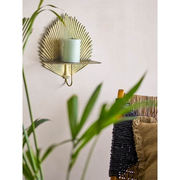 Kovová police ve zlaté barvě 26 cm Venche – Bloomingville-image-1