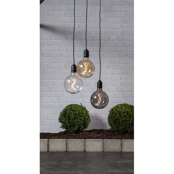 Hnědé venkovní LED svítidlo Star Trading Bowl, délka 1 m-image-3