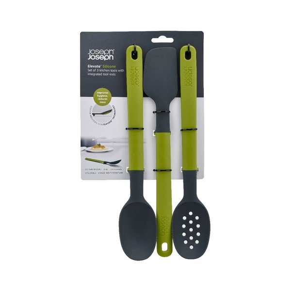 Šedo-zelená sada 3 nástrojů Joseph Joseph Elevate Silicone-image-2