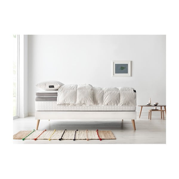 Set dvoulůžkové postele, matrace a peřiny Bobochic Paris Bobo, 80 x 200 cm + 80 x 200 cm