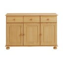 Nízká komoda z borovicového dřeva v přírodní barvě 116x76 cm Ella – Støraa