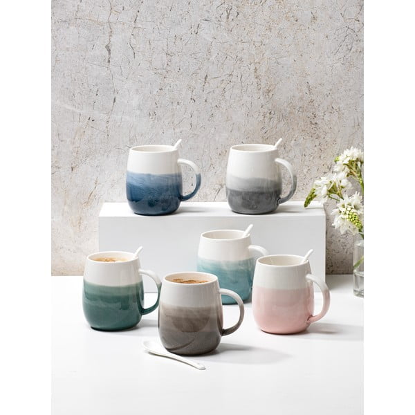 Tyrkysový porcelánový hrnek 380 ml Immerse – Ladelle-image-1