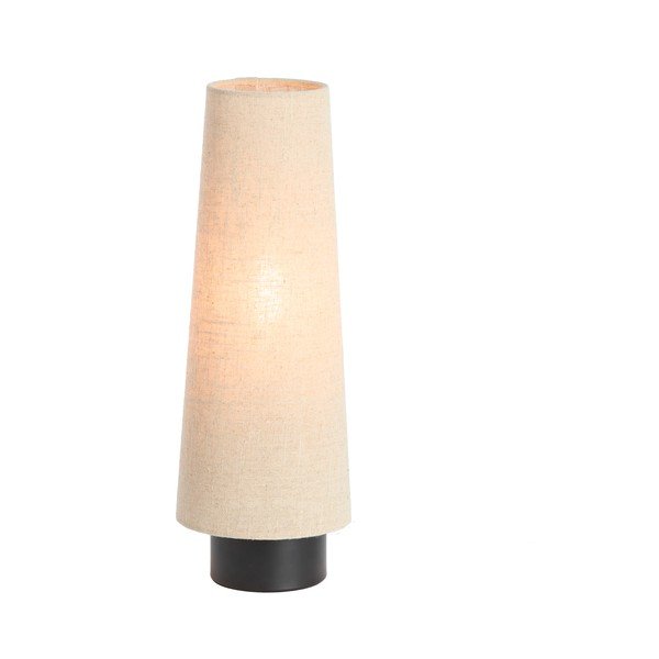 Béžová kovová stolní lampa s textilním stínidlem (výška 42 cm) Howie – Light & Living-image-2