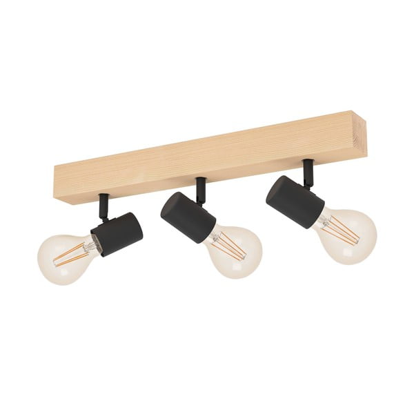 Stropní svítidlo v černé a přírodní barvě 5x48 cm TOWNSHEND 3 – EGLO