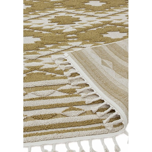Žlutý koberec Asiatic Carpets Taza, 80 x 240 cm-image-2