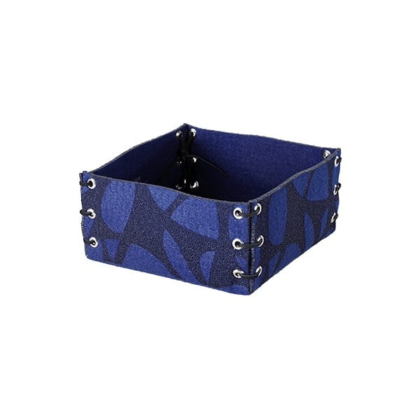 Plstěná krabička 25x10 cm, modrá