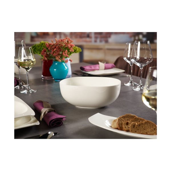 Bílá porcelánová salátová mísa Villeroy & Boch Urban Nature, 25 cm-image-1