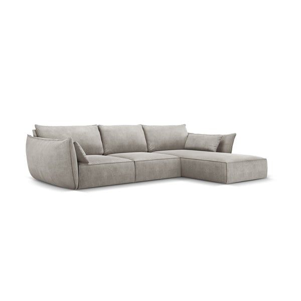 Světle šedá rohová pohovka (pravý roh) Vanda – Mazzini Sofas-image-2