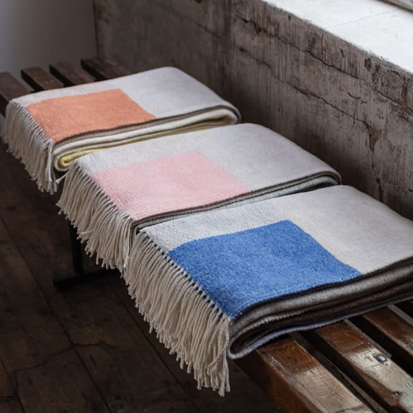 Deka v levandulovo-béžové barvě 125x190 cm Brick – Mette Ditmer Denmark-image-4