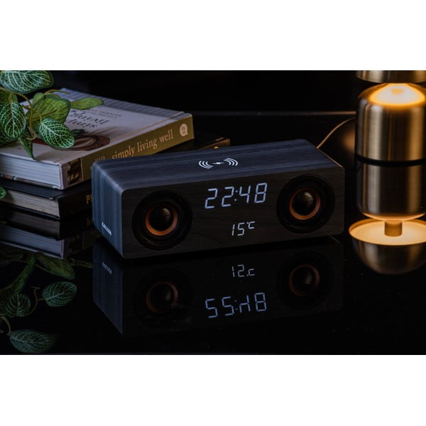 Digitální radiobudík s bezdrátovou nabíječkou Classic BT – Karlsson-image-4