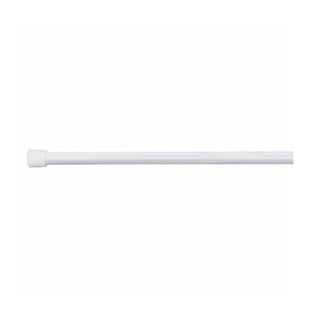 Bílá tyč na sprchový závěs s nastavitelnou délkou iDesign, délka 127 - 221 cm