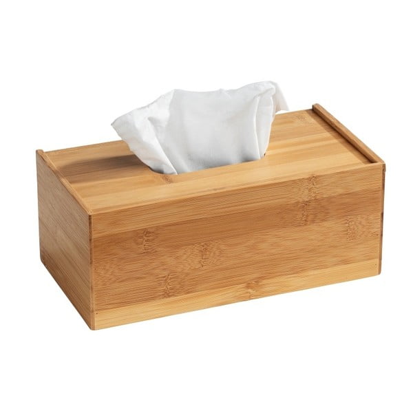 Bambusový box na kapesníčky Wenko Terra-image-1