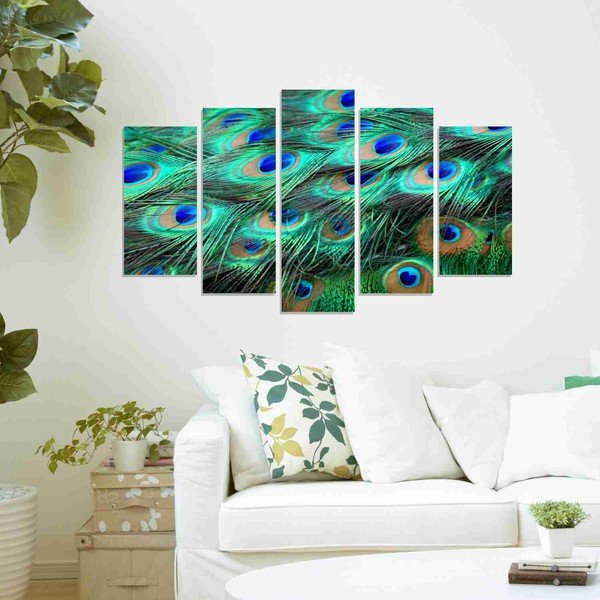 5dílný obraz Peacock-image-1