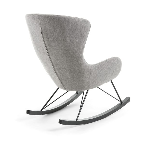 Šedé houpací křeslo Kave Home Valsa-image-3