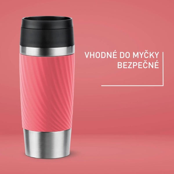 Cestovní hrnek v lososové barvě 360 ml – Tefal-image-4
