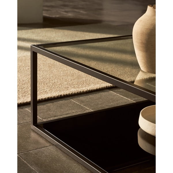 Černý konferenční stolek Kave Home Green Hill, 110 x 60 cm-image-1