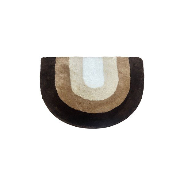 Hnědá koupelnová předložka 75x115 cm Endings – Foutastic