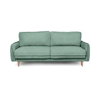 Zelená rozkládací pohovka z textilie bouclé 215 cm Patti – Bonami Selection