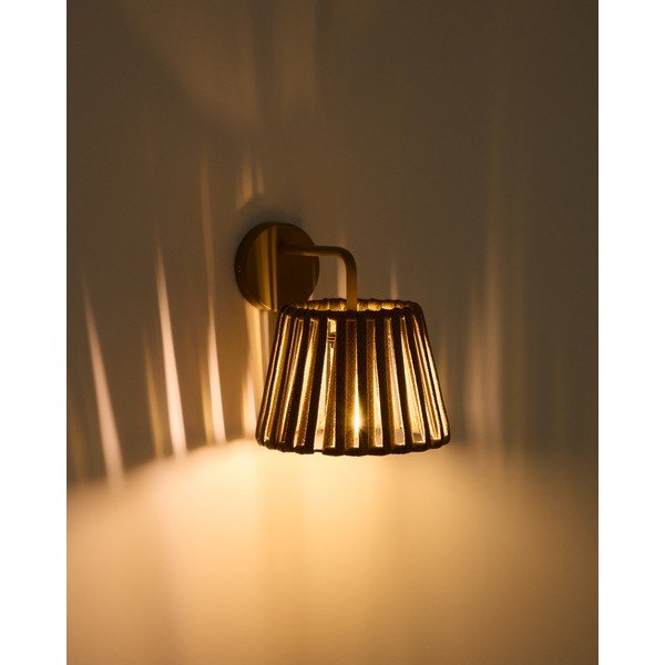 LED nástěnné solární venkovní svítidlo (výška 23 cm) Aldet – Kave Home-image-1