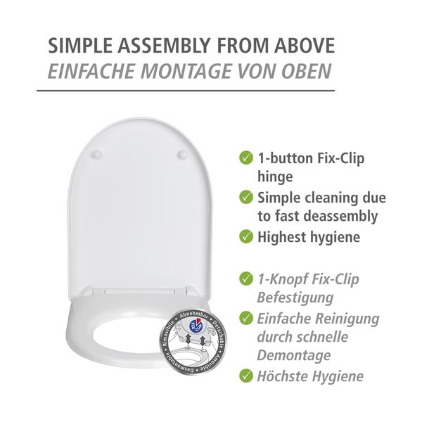 Záchodové prkénko s automatickým zavíráním Sindia – Wenko-image-3