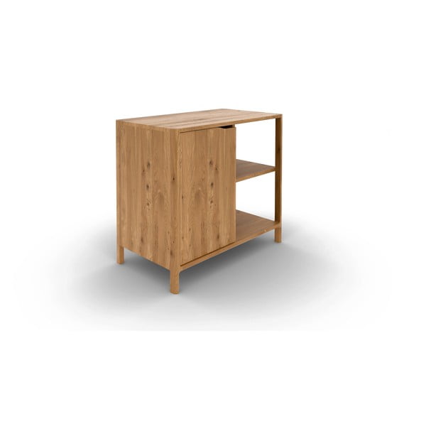 Skříňka z dubového dřeva v přírodní barvě 95x80 cm Twig – The Beds-image-2