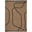 Světle hnědá deka 130x175 cm Shadow  – Mette Ditmer Denmark