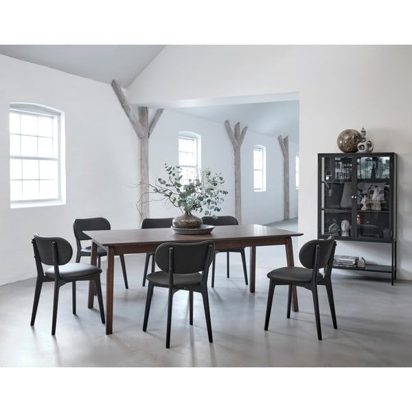 Rozkládací jídelní stůl s deskou v dubovém dekoru 95x190 cm Baro – Unique Furniture-image-1