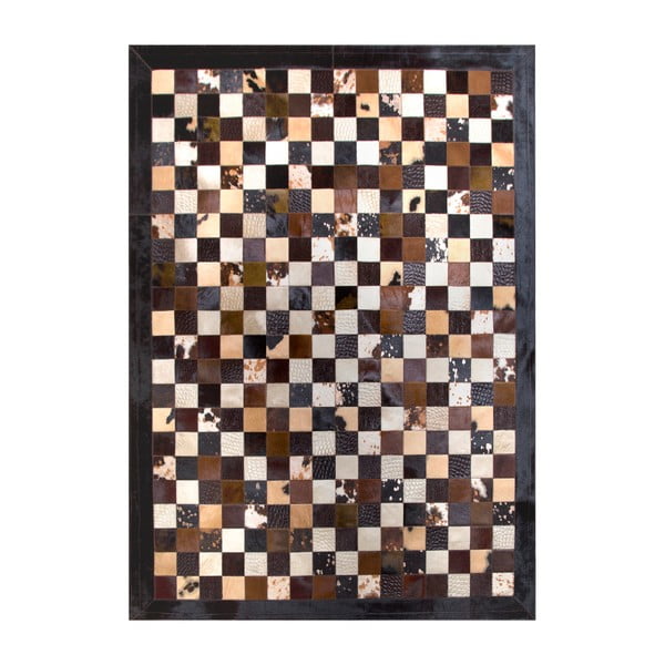 Kožený běhoun Pipsa Grabados, 200 x 70 cm