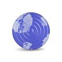 Modrá nafukovací plážová matrace The Nice Fleet Goa