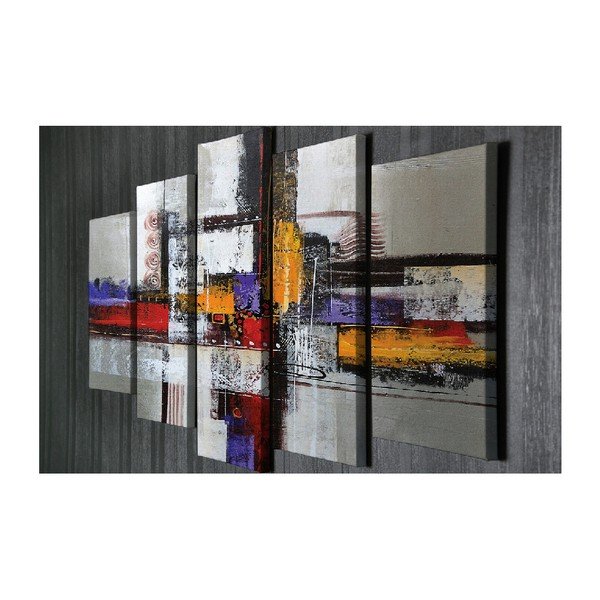 5dílný nástěnný obraz na plátně Abstract-image-3