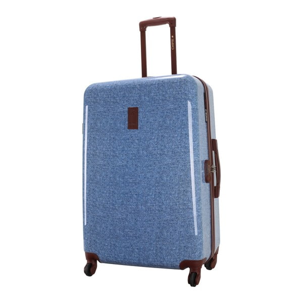 Modrý cestovní kufr LULU CASTAGNETTE Sky,  107 l