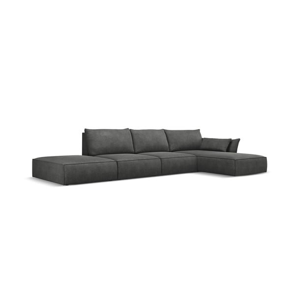 Šedá rohová pohovka (pravý roh) Vanda – Mazzini Sofas-image-2