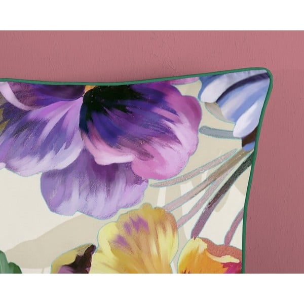 Povlečení na dvoulůžko z organické bavlny Descanso Flower Garden, 200 x 200 cm-image-4