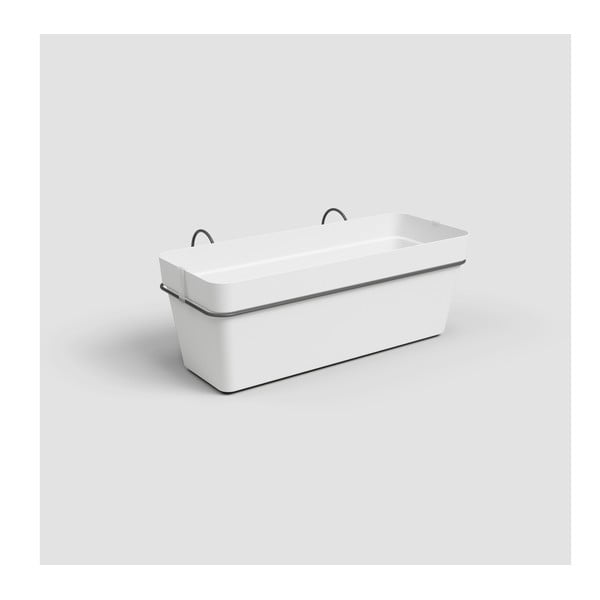 Závěsný samozavlažovací truhlík z recyklovaného plastu 50 cm Capri – Artevasi-image-1