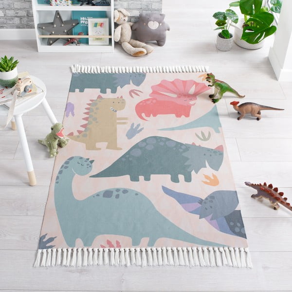 Dětský koberec Flair Rugs Walk the Dinosaur, 80 x 120 cm-image-4