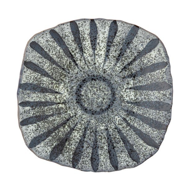 Šedý servírovací talíř z kameniny ø 32 cm Ramie – Bloomingville